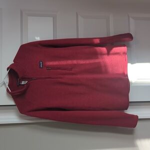 Men's Patagonia Heather Red 1/4 Zip Pullover Better Sweater Fleece Jacket